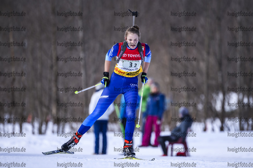 24.02.2019, xkvx, Biathlon, Deutsche Jugendmeisterschaft Kaltenbrunn, Staffel, v.l. HARTL Lena
