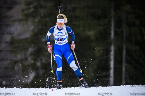 16.03.2019, xkvx, Biathlon, Deutschlandpokal Ruhpolding, Sprint, v.l. ANDEREGG Tatiana