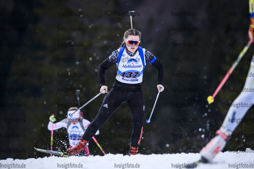 16.03.2019, xkvx, Biathlon, Deutschlandpokal Ruhpolding, Sprint, v.l. RING Lena