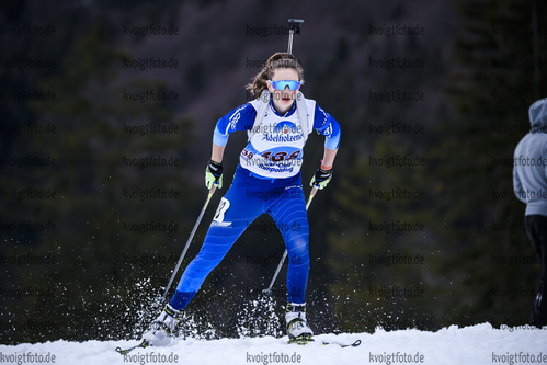 16.03.2019, xkvx, Biathlon, Deutschlandpokal Ruhpolding, Sprint, v.l. JOCHER Anna