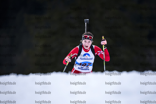 16.03.2019, xkvx, Biathlon, Deutschlandpokal Ruhpolding, Sprint, v.l. HINDELANG Leonie