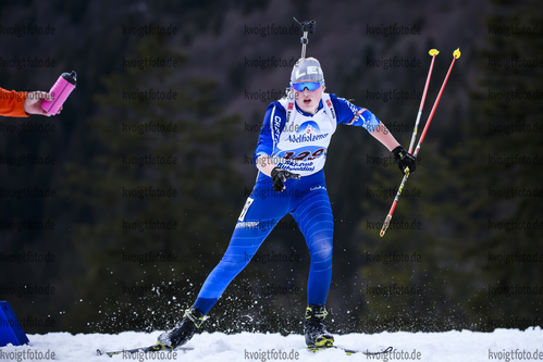 16.03.2019, xkvx, Biathlon, Deutschlandpokal Ruhpolding, Sprint, v.l. PLENK Magdalena