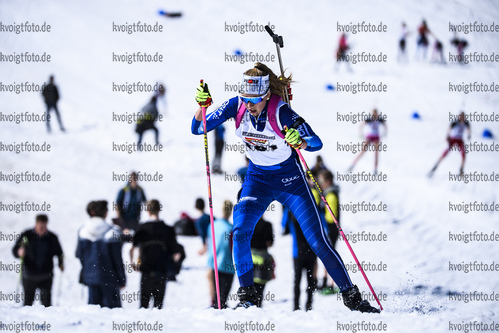 17.03.2019, xkvx, Biathlon, Deutschlandpokal Ruhpolding, Supereinzel, v.l. NEUGEBAUER Isabel