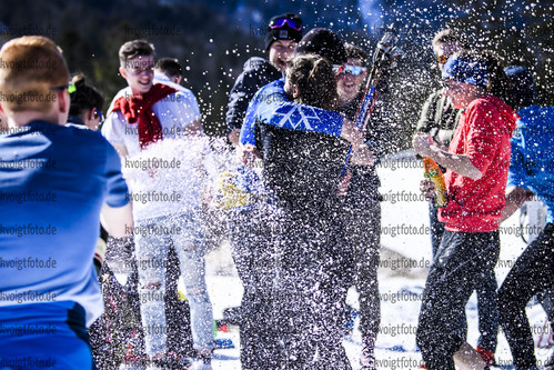 17.03.2019, xkvx, Biathlon, Deutschlandpokal Ruhpolding, Trainerverabschiedung, v.l. KLUGE Arne