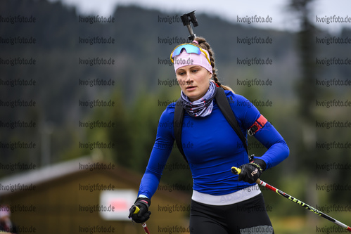 06.09.2019, xkvx, Biathlon, Deutsche Meisterschaften am Arber, Training Damen, v.l. Luise Mueller