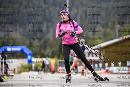 06.09.2019, xkvx, Biathlon, Deutsche Meisterschaften am Arber, Training Damen, v.l. Helene-Theresa Hendel