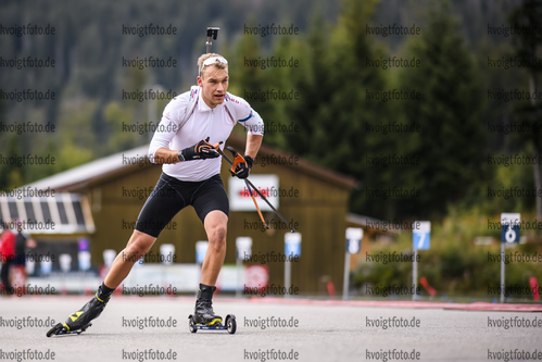 06.09.2019, xkvx, Biathlon, Deutsche Meisterschaften am Arber, Training Herren, v.l. Marvin Schumacher
