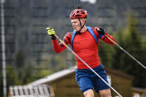 06.09.2019, xkvx, Biathlon, Deutsche Meisterschaften am Arber, Training Herren, v.l. Tim Wolter