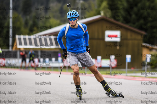 06.09.2019, xkvx, Biathlon, Deutsche Meisterschaften am Arber, Training Herren, v.l. Lukas Martins