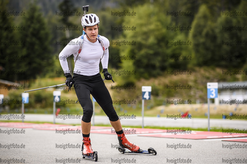 06.09.2019, xkvx, Biathlon, Deutsche Meisterschaften am Arber, Training Herren, v.l. Florian Baumann