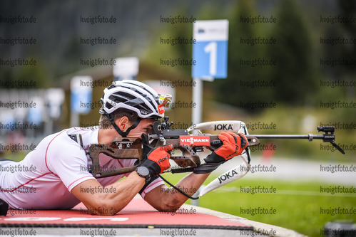 06.09.2019, xkvx, Biathlon, Deutsche Meisterschaften am Arber, Training Herren, v.l. Philipp Horn