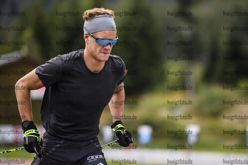 06.09.2019, xkvx, Biathlon, Deutsche Meisterschaften am Arber, Training Herren, v.l. Dominic Schmuck