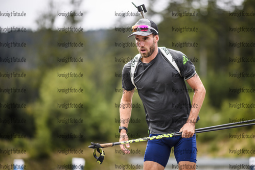 06.09.2019, xkvx, Biathlon, Deutsche Meisterschaften am Arber, Training Herren, v.l. Matthias Dorfer