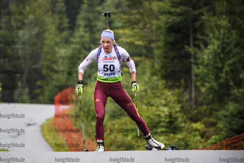07.09.2019, xkvx, Biathlon, Deutsche Meisterschaften am Arber, Sprint Damen, v.l. Terezia Toliakova