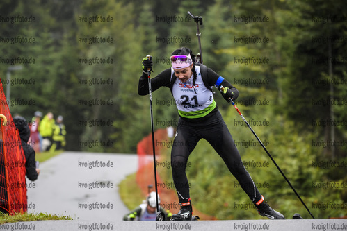 07.09.2019, xkvx, Biathlon, Deutsche Meisterschaften am Arber, Sprint Damen, v.l. Helene Theresa Hendel