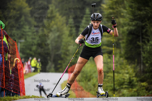 07.09.2019, xkvx, Biathlon, Deutsche Meisterschaften am Arber, Sprint Damen, v.l. Lena Hanses