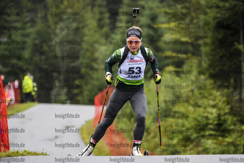07.09.2019, xkvx, Biathlon, Deutsche Meisterschaften am Arber, Sprint Damen, v.l. Marion Deigentesch