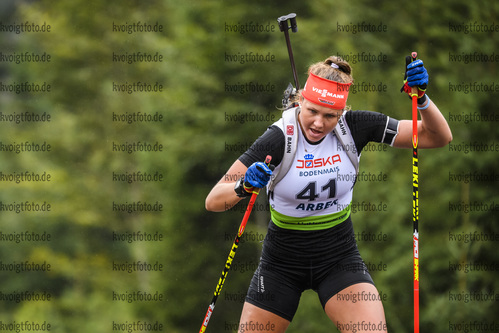 07.09.2019, xkvx, Biathlon, Deutsche Meisterschaften am Arber, Sprint Damen, v.l. Lisa Spark