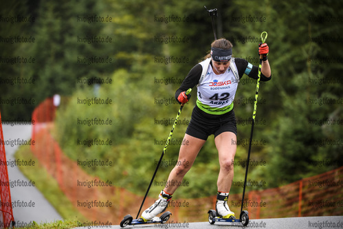 07.09.2019, xkvx, Biathlon, Deutsche Meisterschaften am Arber, Sprint Damen, v.l. Christin Maier
