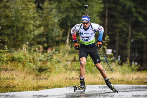 07.09.2019, xkvx, Biathlon, Deutsche Meisterschaften am Arber, Sprint Herren, v.l. Nico Salutt