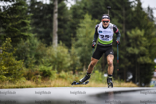 07.09.2019, xkvx, Biathlon, Deutsche Meisterschaften am Arber, Sprint Herren, v.l. Joscha Burkhalter