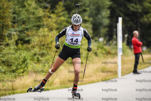 08.09.2019, xkvx, Biathlon, Deutsche Meisterschaften am Arber, Verfolgung Damen, v.l. Aita Gasparin