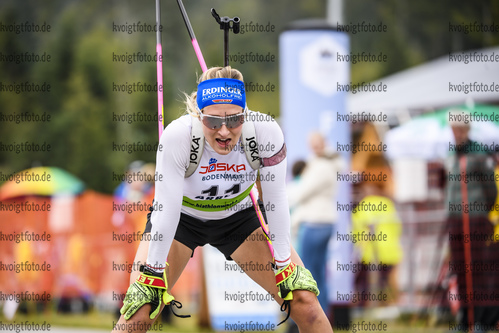 08.09.2019, xkvx, Biathlon, Deutsche Meisterschaften am Arber, Verfolgung Damen, v.l. Anna Weidel