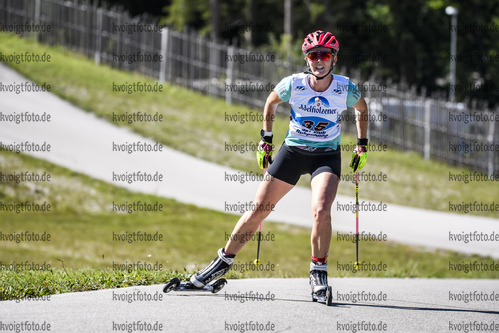 13.09.2019, xkvx, Biathlon, Deutsche Meisterschaften in Ruhpolding, Speziallanglauf, v.l. Amanda Lightfoot