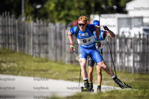 15.09.2019, xkvx, Biathlon, Deutsche Meisterschaften in Ruhpolding, Staffel Herren, v.l. Christoph Noack