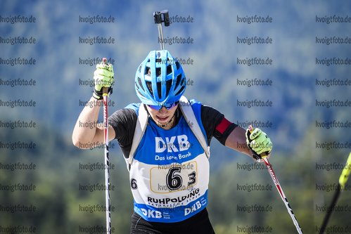 15.09.2019, xkvx, Biathlon, Deutsche Meisterschaften in Ruhpolding, Staffel Herren, v.l. Lukas Martins