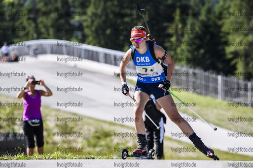 15.09.2019, xkvx, Biathlon, Deutsche Meisterschaften in Ruhpolding, Staffel Damen, v.l. Jana Fiedler