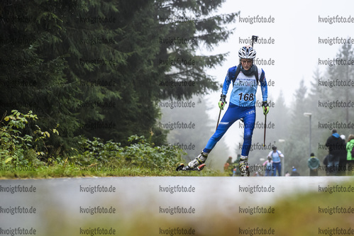 05.10.2019, xkvx, Biathlon, Nordcup 2019, Skiroller Sprint - weiblich, v.l. BECK Veronika
