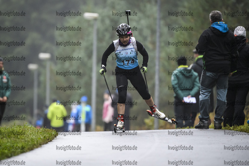 05.10.2019, xkvx, Biathlon, Nordcup 2019, Skiroller Sprint - weiblich, v.l. SUTTKUS Maja