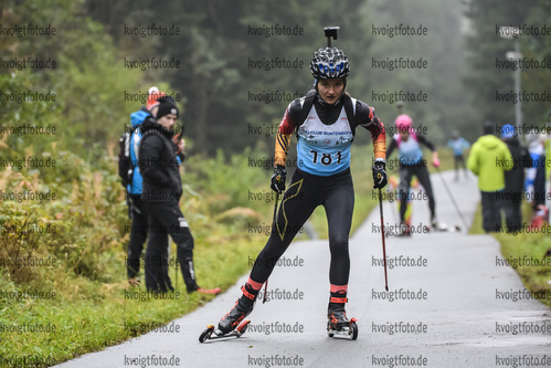 05.10.2019, xkvx, Biathlon, Nordcup 2019, Skiroller Sprint - weiblich, v.l. KELLER Natalie