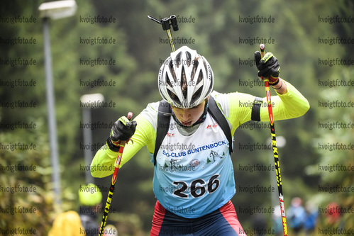 05.10.2019, xkvx, Biathlon, Nordcup 2019, Skiroller Sprint - maennlich, v.l. WERNER Johan