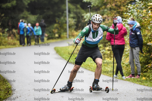 05.10.2019, xkvx, Biathlon, Nordcup 2019, Skiroller Sprint - maennlich, v.l. MALTSEV Dmitrij