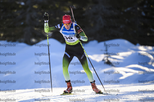 30.11.2019, xkvx, Biathlon IBU Sjusjoen, Sprint Herren, v.l. Blaz Debeljak (Slovenia) in aktion / in action competes