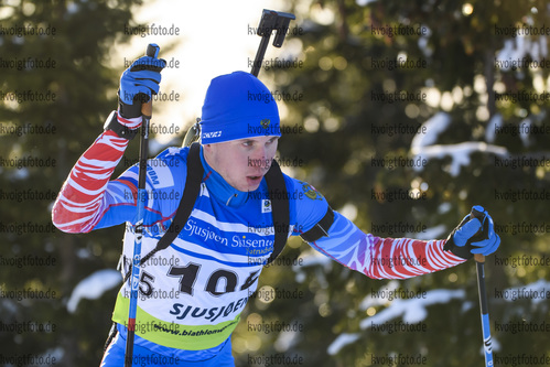30.11.2019, xkvx, Biathlon IBU Sjusjoen, Sprint Herren, v.l. Eugenii Sidorov (Russia) in aktion / in action competes