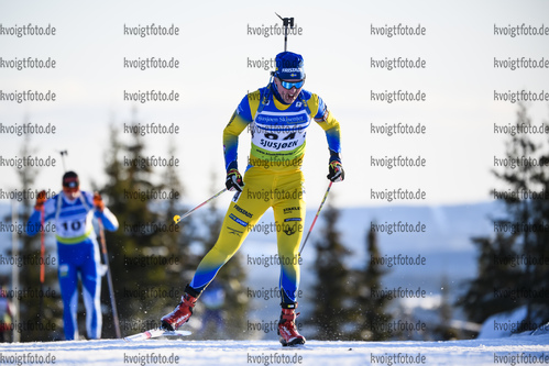 30.11.2019, xkvx, Biathlon IBU Sjusjoen, Sprint Herren, v.l. Emil Nykvist (Sweden) in aktion / in action competes
