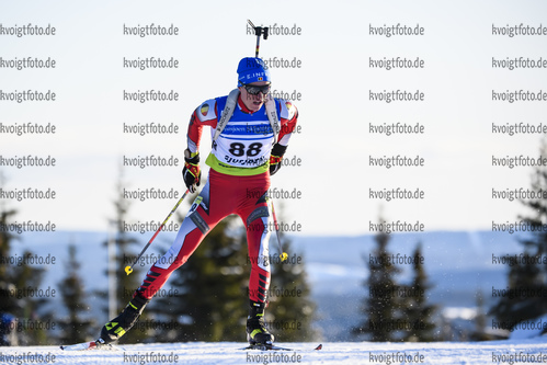 30.11.2019, xkvx, Biathlon IBU Sjusjoen, Sprint Herren, v.l. Pjotr Karel A Dielen (Belgium) in aktion / in action competes