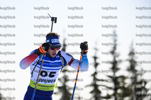 30.11.2019, xkvx, Biathlon IBU Sjusjoen, Sprint Herren, v.l. Nico Salutt (Switzerland) in aktion / in action competes