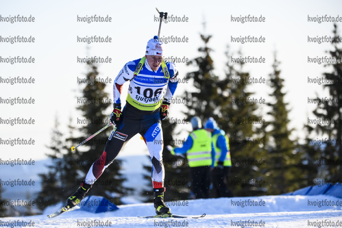 30.11.2019, xkvx, Biathlon IBU Sjusjoen, Sprint Herren, v.l. Vitezslav Hornig (Czech Republic) in aktion / in action competes
