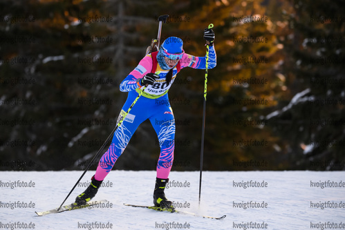 30.11.2019, xkvx, Biathlon IBU Sjusjoen, Sprint Frauen, v.l. Anastasiia Goreeva (Russia) in aktion / in action competes