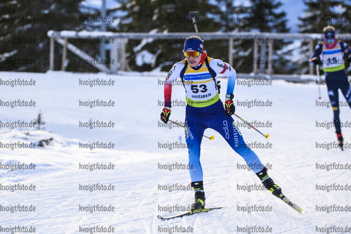 01.12.2019, xkvx, Biathlon IBU Cup Sjusjoen, Verfolgung Frauen, v.l. Susanna Meinen (Switzerland) in aktion / in action competes
