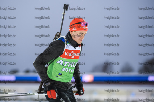 03.12.2019, xkvx, Biathlon IBU Weltcup Oestersund, Training Herren, v.l. Philipp Horn (Germany) in aktion / in action competes