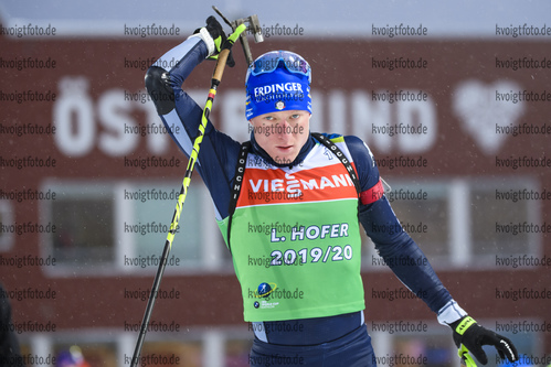 03.12.2019, xkvx, Biathlon IBU Weltcup Oestersund, Training Herren, v.l. Lukas Hofer (Italy) in aktion / in action competes