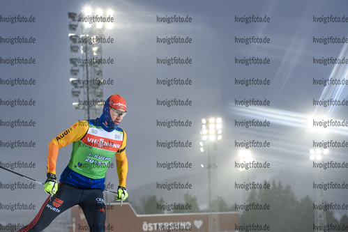 03.12.2019, xkvx, Biathlon IBU Weltcup Oestersund, Training Herren, v.l. Johannes Kuehn (Germany) in aktion / in action competes
