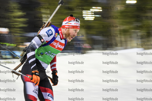 03.12.2019, xkvx, Biathlon IBU Weltcup Oestersund, Training Herren, v.l. Simon Eder (Austria) in aktion / in action competes