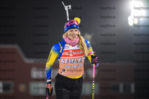 03.12.2019, xkvx, Biathlon IBU Weltcup Oestersund, Training Damen, v.l. Ingela Andersson (Sweden) in aktion / in action competes