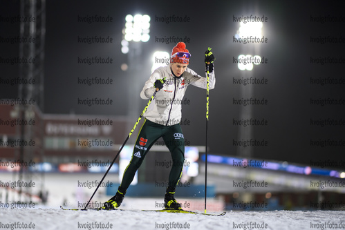 03.12.2019, xkvx, Biathlon IBU Weltcup Oestersund, Training Damen, v.l. Karolin Horchler (Germany) in aktion / in action competes
